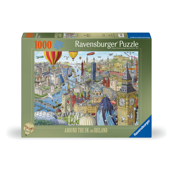 Around the UK and Ireland - Jigsaw 1000pc - Brain Spice