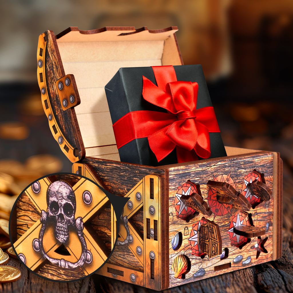 Art Pirates Treasure Chest - EscapeWelt Puzzle Box - Brain Spice