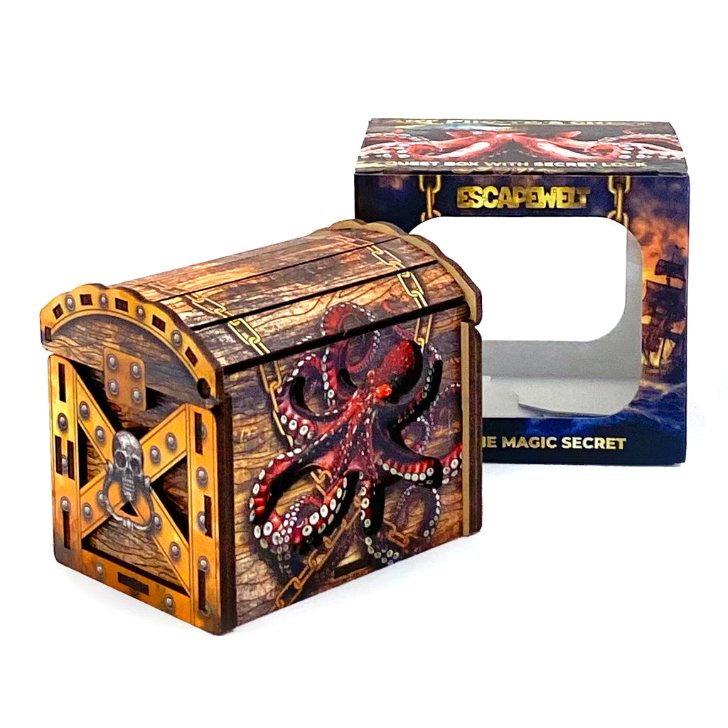 Art Pirates Treasure Chest - EscapeWelt Puzzle Box - Brain Spice