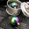 Atomic Spinner - Rainbow Oil Slick - KAIKO Fidget - Brain Spice