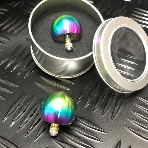 Atomic Spinner - Rainbow Oil Slick - KAIKO Fidget - Brain Spice