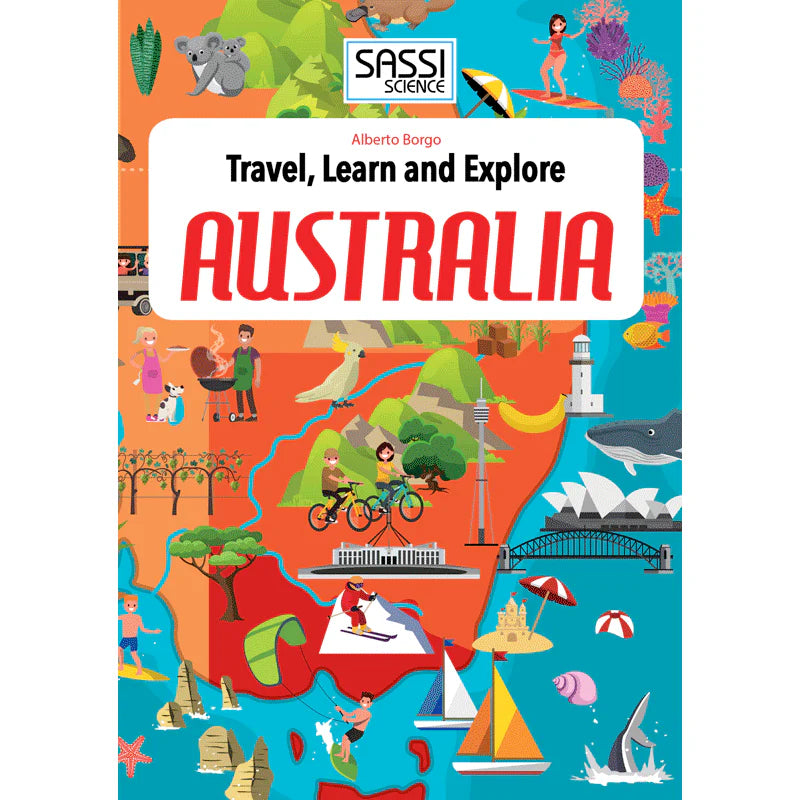 Australia Puzzle & Book Set - 210pc - Sassi Travel Learn and Explore - Brain Spice