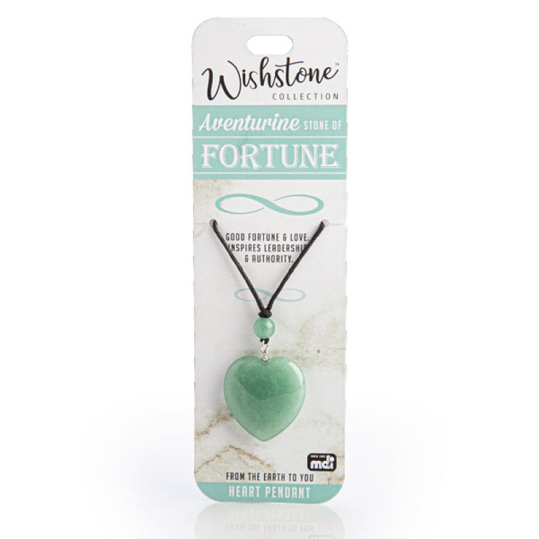 Aventurine Heart Pendant - Brain Spice