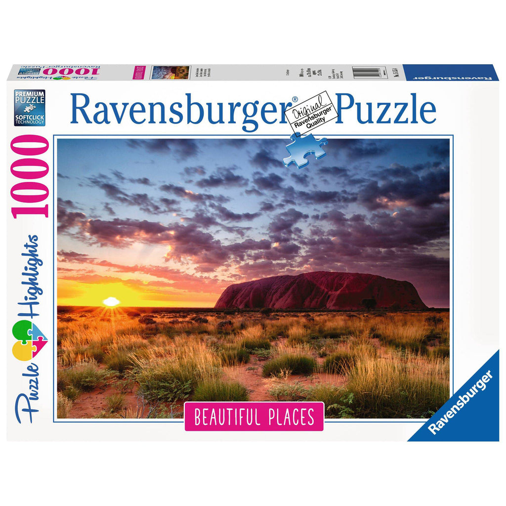 Ayers Rock Australia Puzzle - Jigsaw 1000pc - Brain Spice