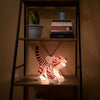 Baby Tiger Origami Table Lamp - 3D Paper Art - Brain Spice
