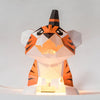 Baby Tiger Origami Table Lamp - 3D Paper Art - Brain Spice