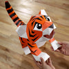Baby Tiger Origami Table Lamp - 3D Paper Art - Brain Spice