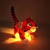 Baby Tiger Origami Table Lamp - 3D Paper Art - Brain Spice