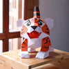 Baby Tiger Origami Table Lamp - 3D Paper Art - Brain Spice