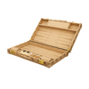Backgammon Set - Sandstone PU Leather 18inch - Brain Spice