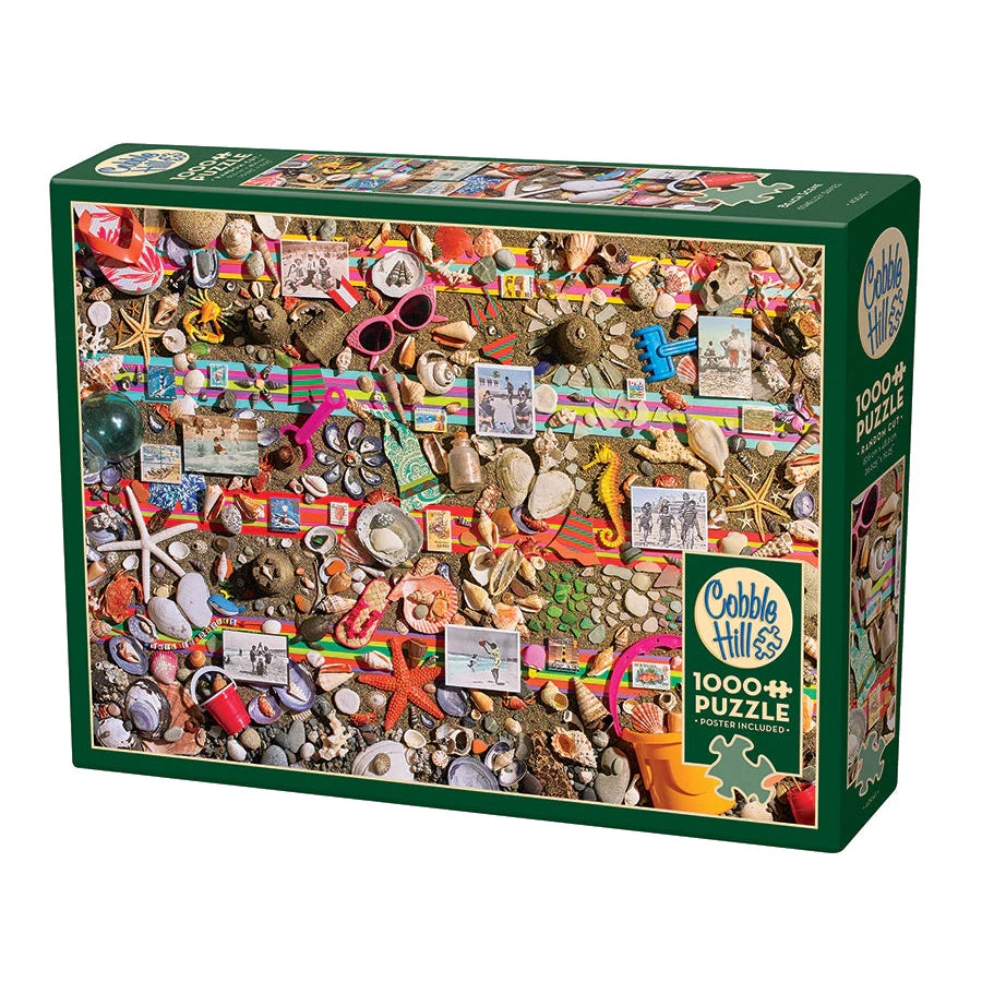 Beach Scene - Jigsaw 1000pc - Brain Spice