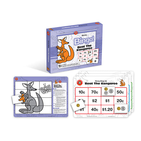 Beat the Kangaroo Bingo - Australian Money Game - Brain Spice