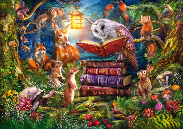 Bedtime Stories in Woods - Jigsaw 1000pc - Brain Spice