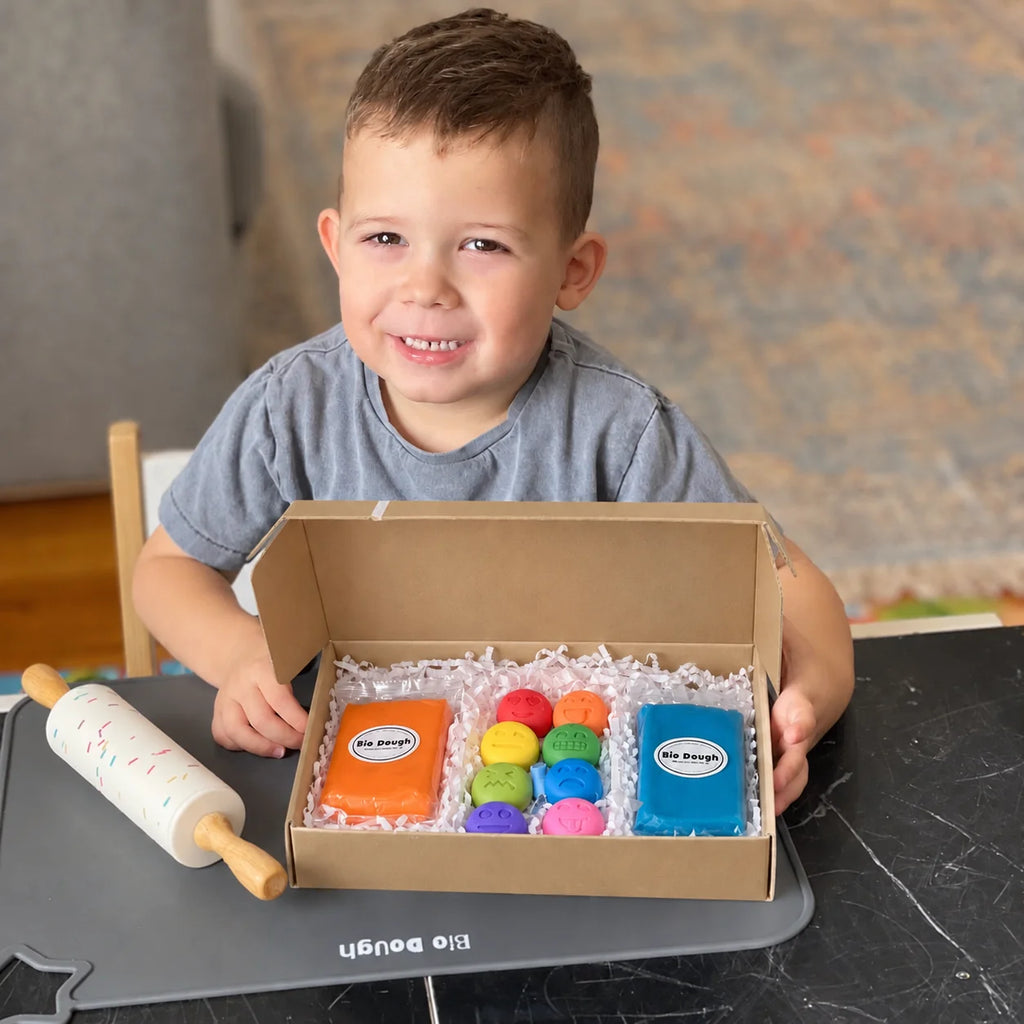 Bio Dough Figurines - Emotion Emojis - Brain Spice