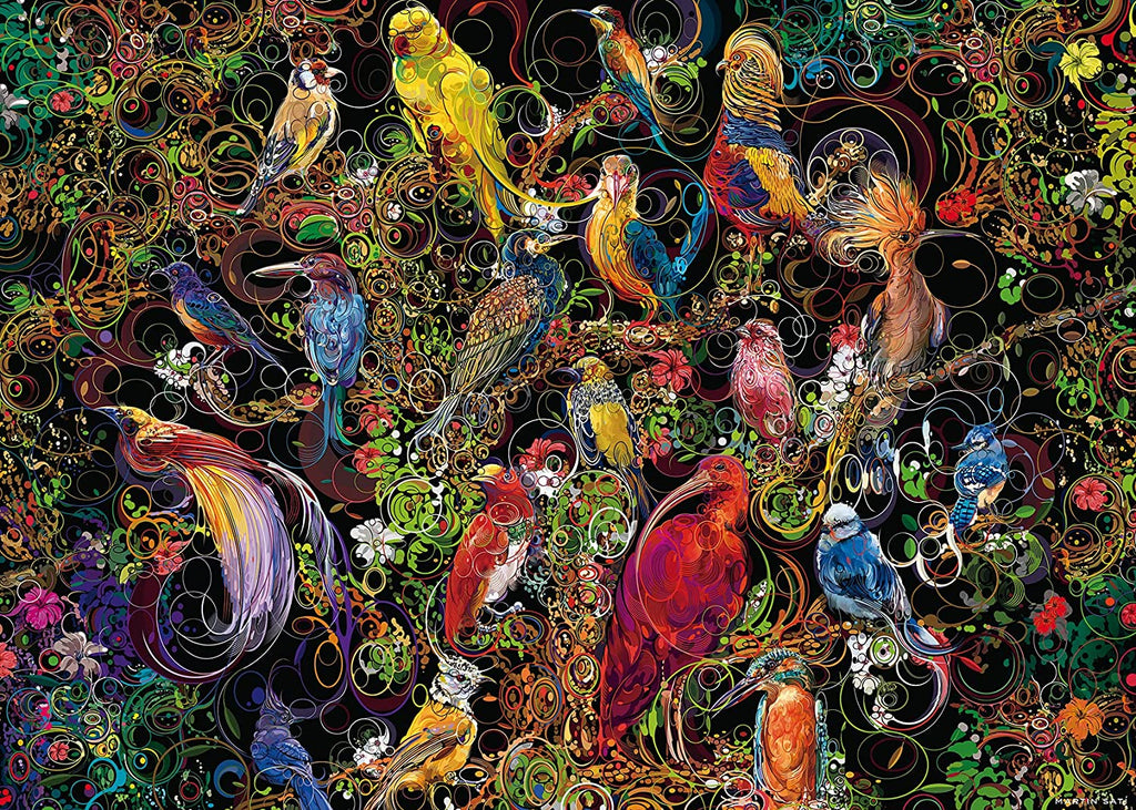 Birds of Art - Jigsaw 1000pc - Brain Spice