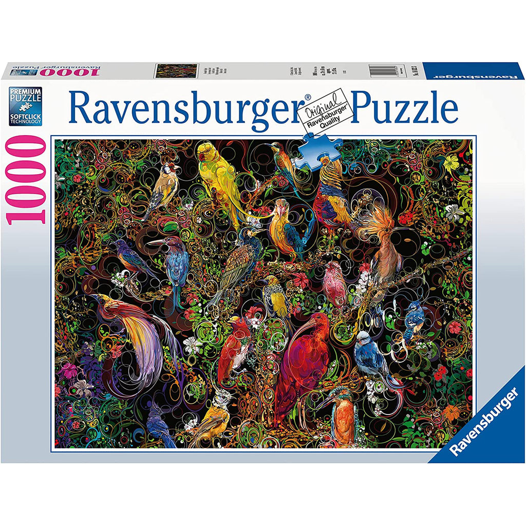 Birds of Art - Jigsaw 1000pc - Brain Spice
