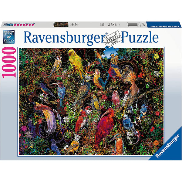 Birds of Art - Jigsaw 1000pc - Brain Spice