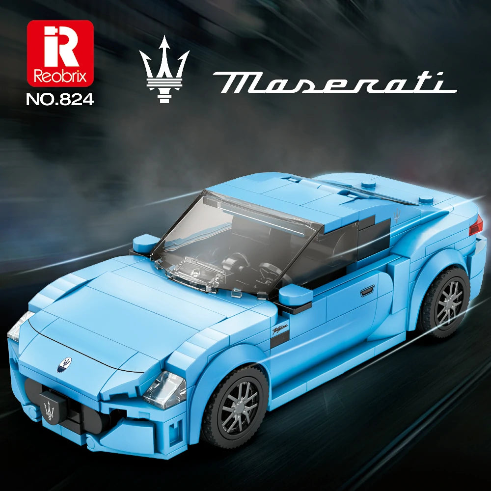 Blue 1:24 Gran Turismo Maserati - 384pc - Brain Spice