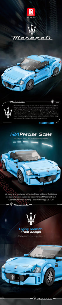 Blue 1:24 Gran Turismo Maserati - 384pc - Brain Spice