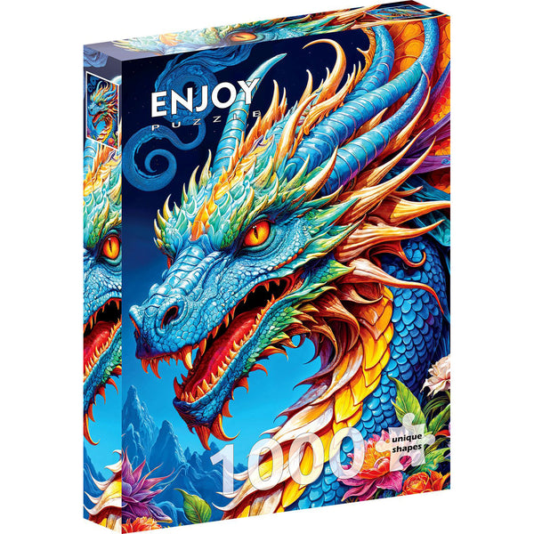 Blue Dragon - Jigsaw 1000pc - Brain Spice