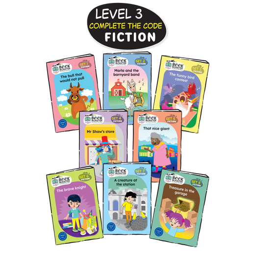 Book Monster Fiction 8-Book Bundle - Complete the Code - Brain Spice