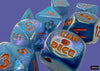 Borealis Midnight-Copper Luminary 7 Dice Set - Brain Spice