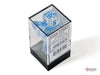 Borealis Polyhedral Icicle-Light Blue Luminary 7-Dice Set - Brain Spice