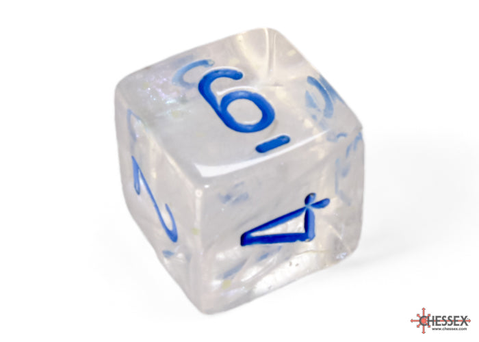Borealis Polyhedral Icicle-Light Blue Luminary 7-Dice Set - Brain Spice