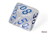 Borealis Polyhedral Icicle-Light Blue Luminary 7-Dice Set - Brain Spice