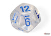 Borealis Polyhedral Icicle-Light Blue Luminary 7-Dice Set - Brain Spice