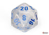 Borealis Polyhedral Icicle-Light Blue Luminary 7-Dice Set - Brain Spice
