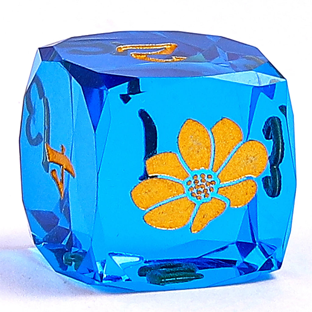 Bouquet of Dice - Captured Magic 7-Dice Set - Luster Cut Resin - Brain Spice