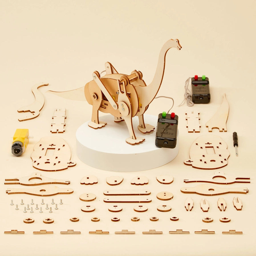 Brachiosaurus - Dinosaur Robot DIY Kit - Brain Spice
