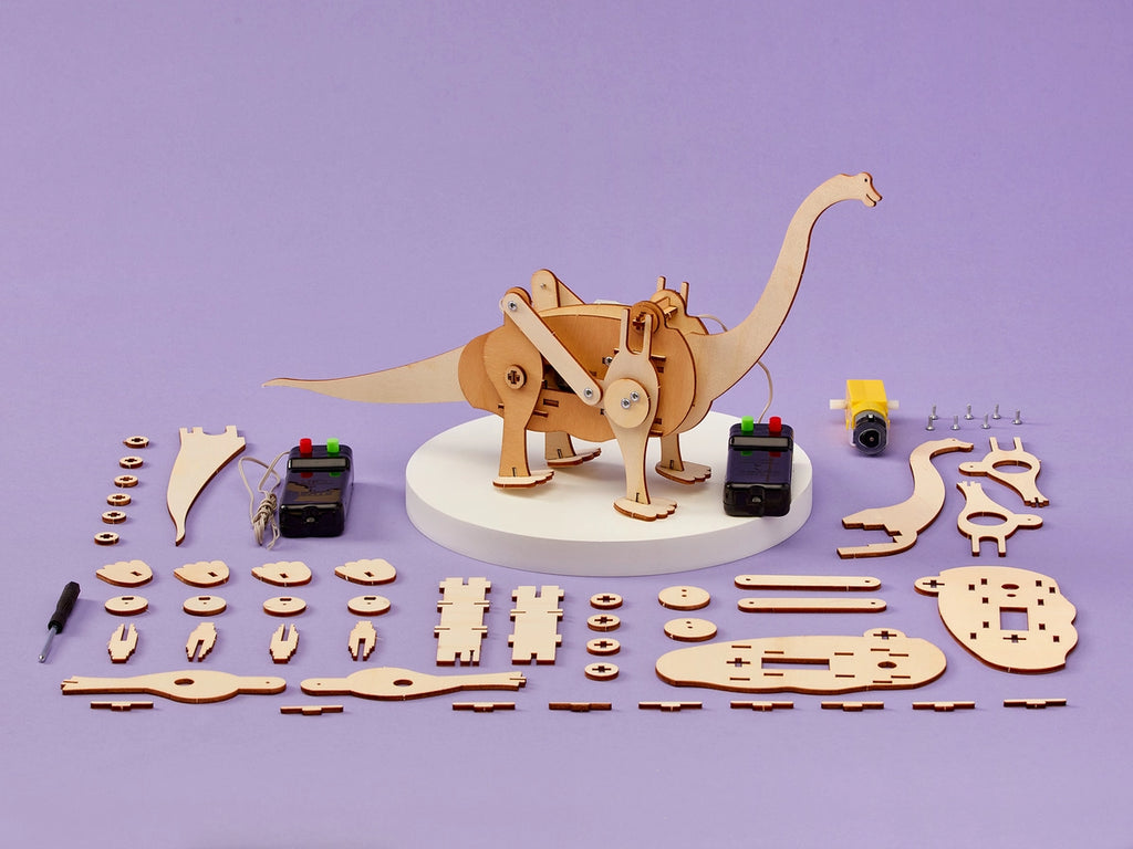 Brachiosaurus - Dinosaur Robot DIY Kit - Brain Spice