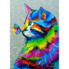 Bright Cat and Butterfly - Jigsaw 1000pc - Brain Spice