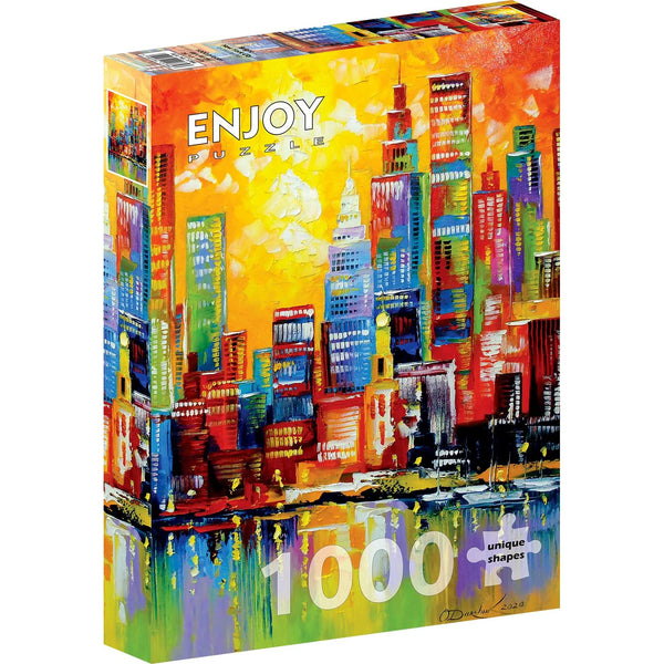 Bright New York City - Jigsaw 1000pc - Brain Spice