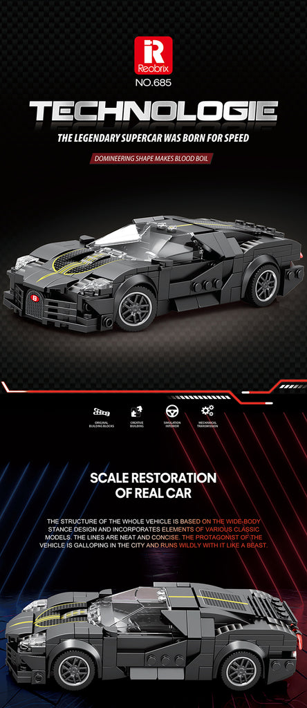 Bugatti La Voiture Noire - 298pc - Brain Spice