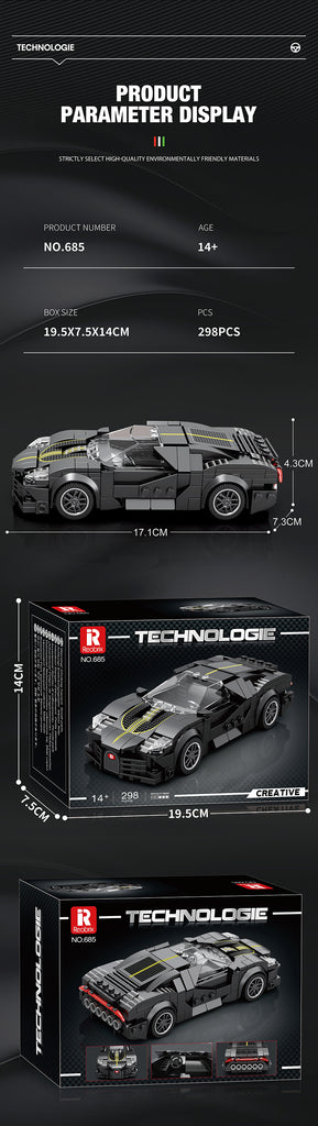 Bugatti La Voiture Noire - 298pc - Brain Spice