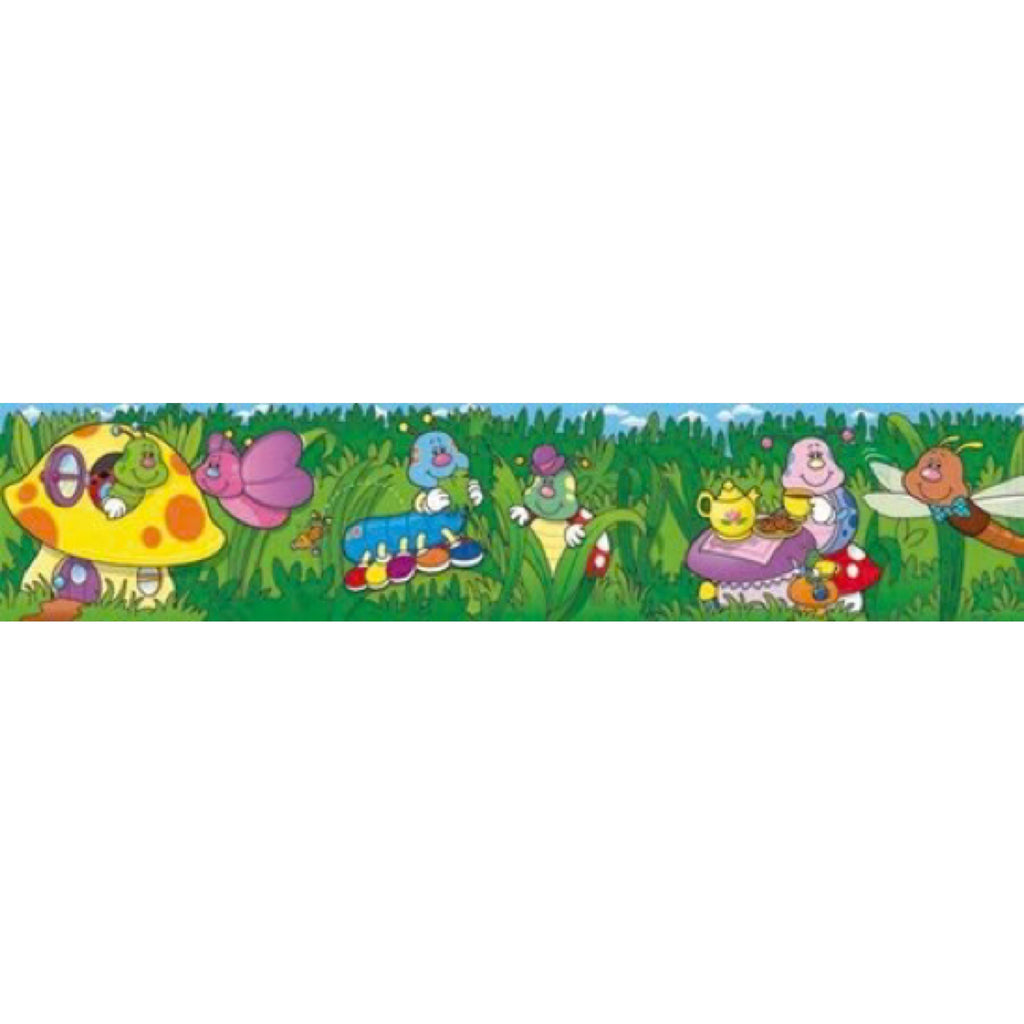 Bugs in Grass - Large Border - Brain Spice