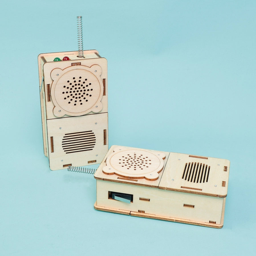 Build and Learn Walkie-Talkie STEM Kit (Set of 2) - Brain Spice