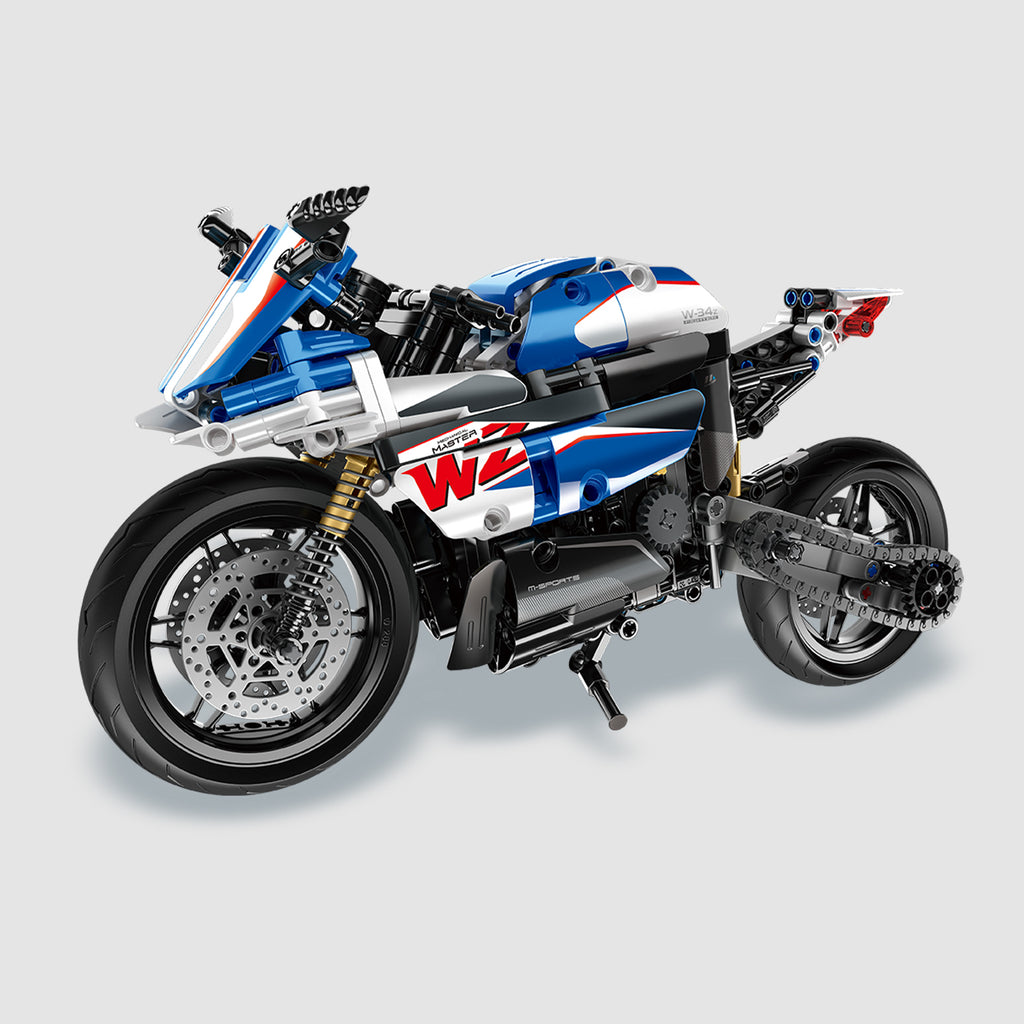 Building Block Motorcycle - 542pcs - Brain Spice