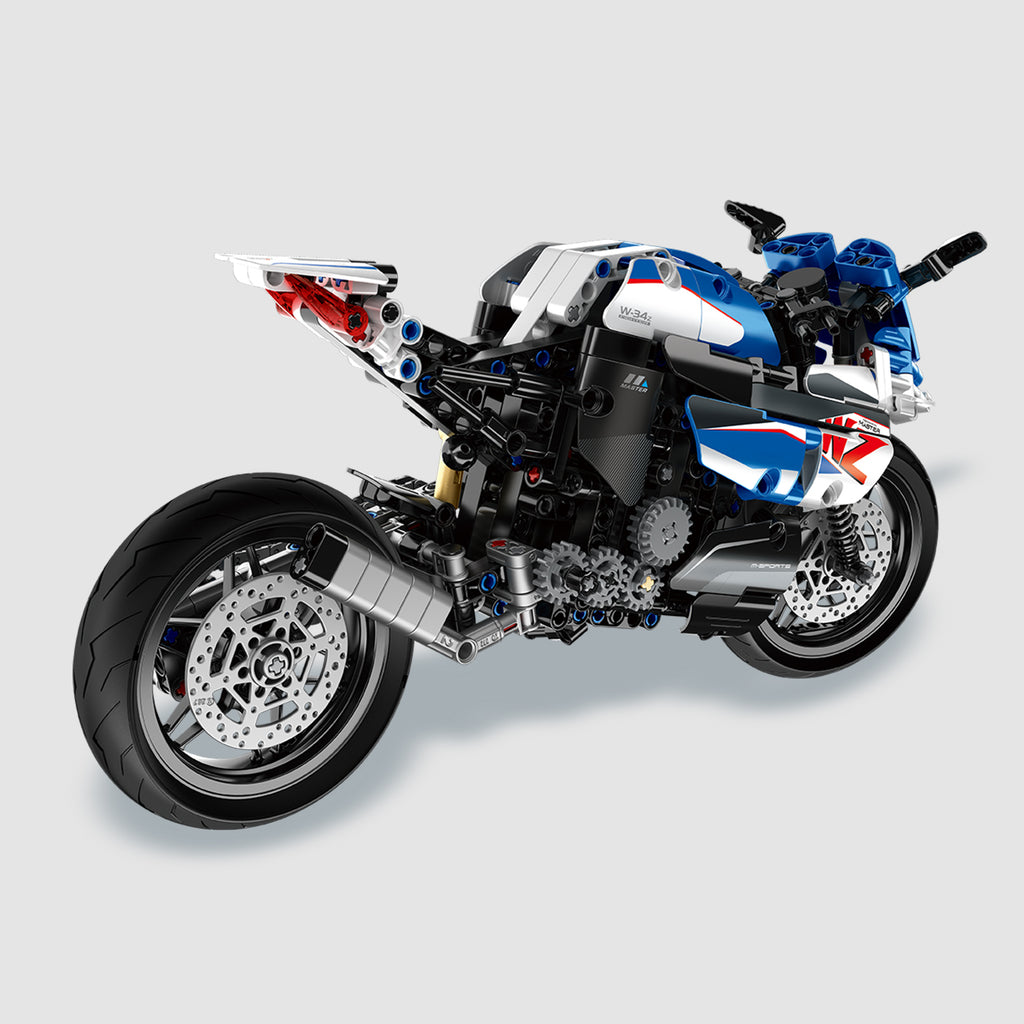 Building Block Motorcycle - 542pcs - Brain Spice
