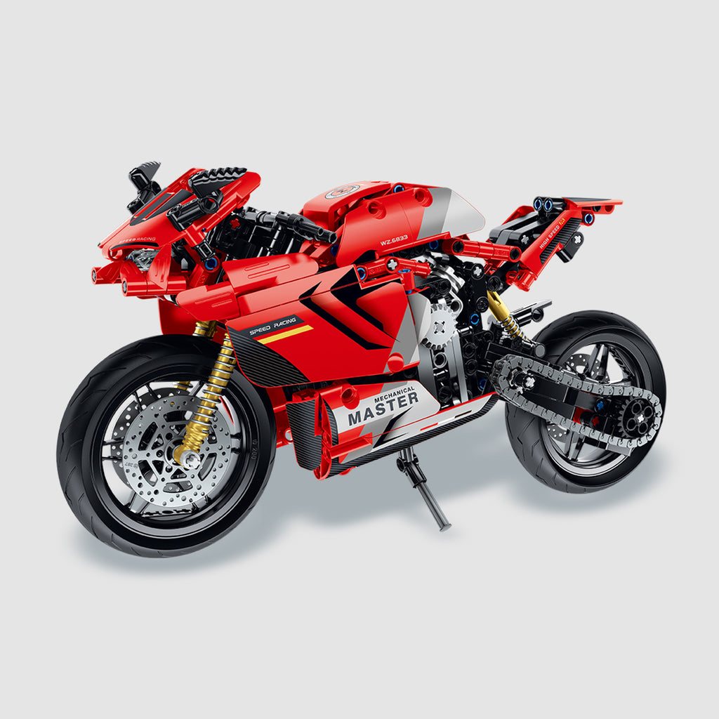 Building Block Motorcycle - 557pcs - Brain Spice