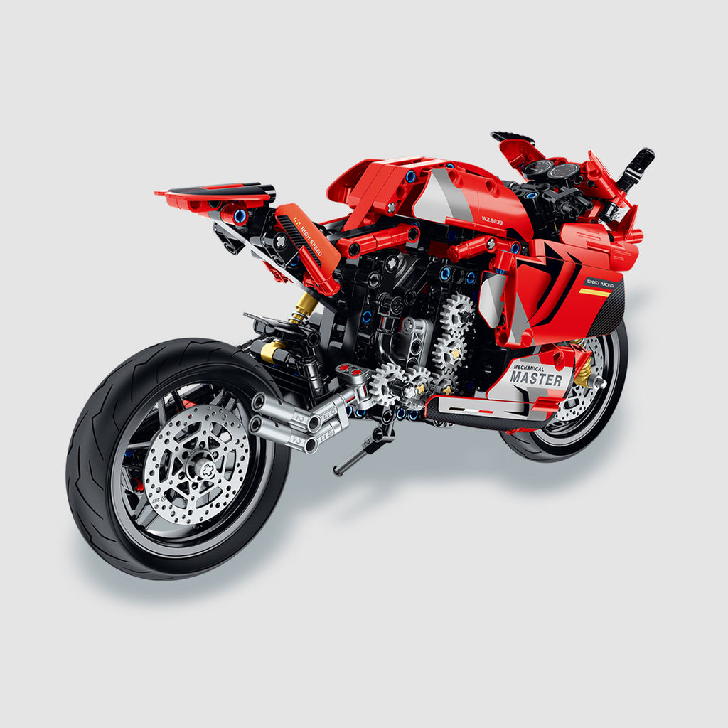 Building Block Motorcycle - 557pcs - Brain Spice