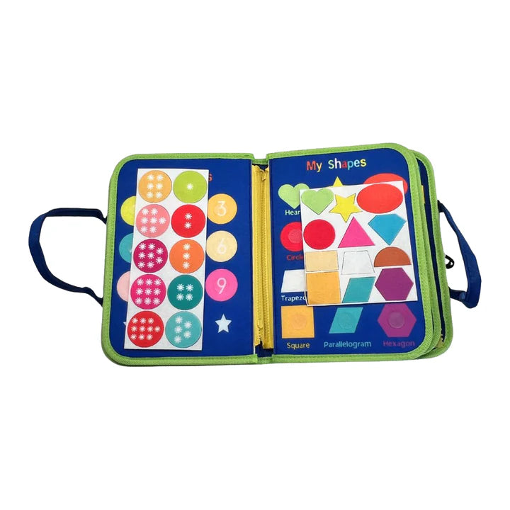 Busy Board - Blue - Montessori - Brain Spice