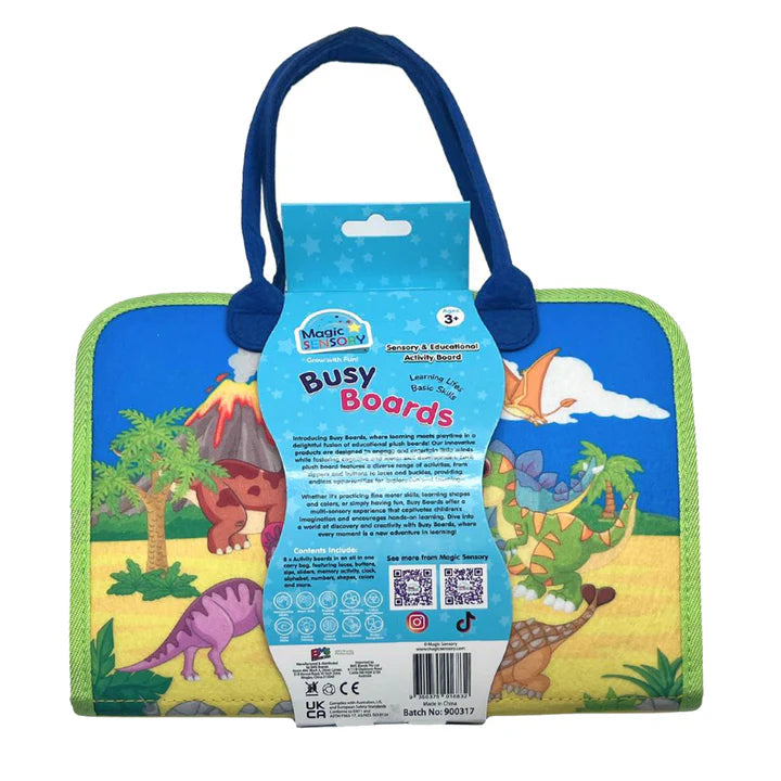 Busy Board - Blue - Montessori - Brain Spice