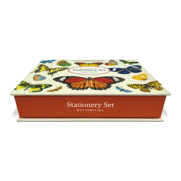 Butterflies - Cavallini Stationery Set - Brain Spice