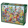 Butterfly Garden - Compact Puzzle 1000pc - Brain Spice