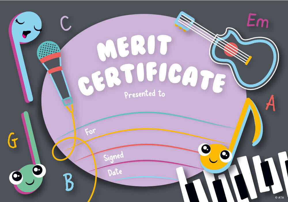 Music - Certificates - Brain Spice