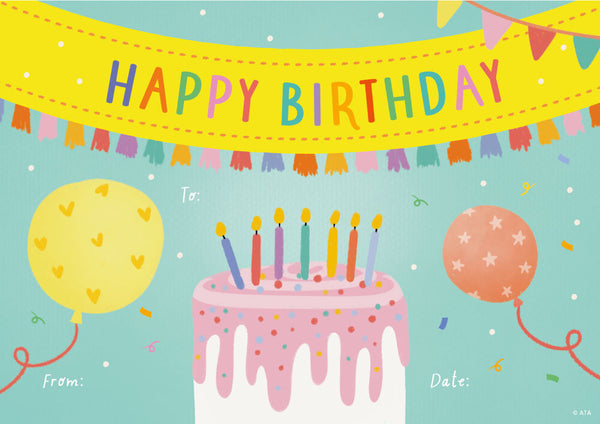 Happy Birthday Cake - Certificates - Brain Spice